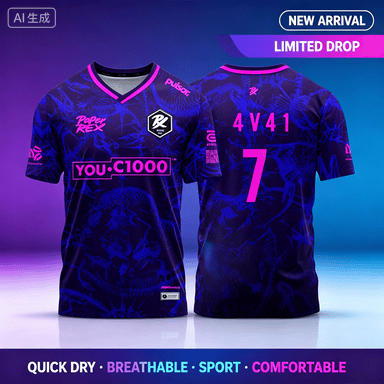 Esports Gaming Teams - 26_27 เสื้อยืด Paper Rex Valorant สำหรับผู้ชาย