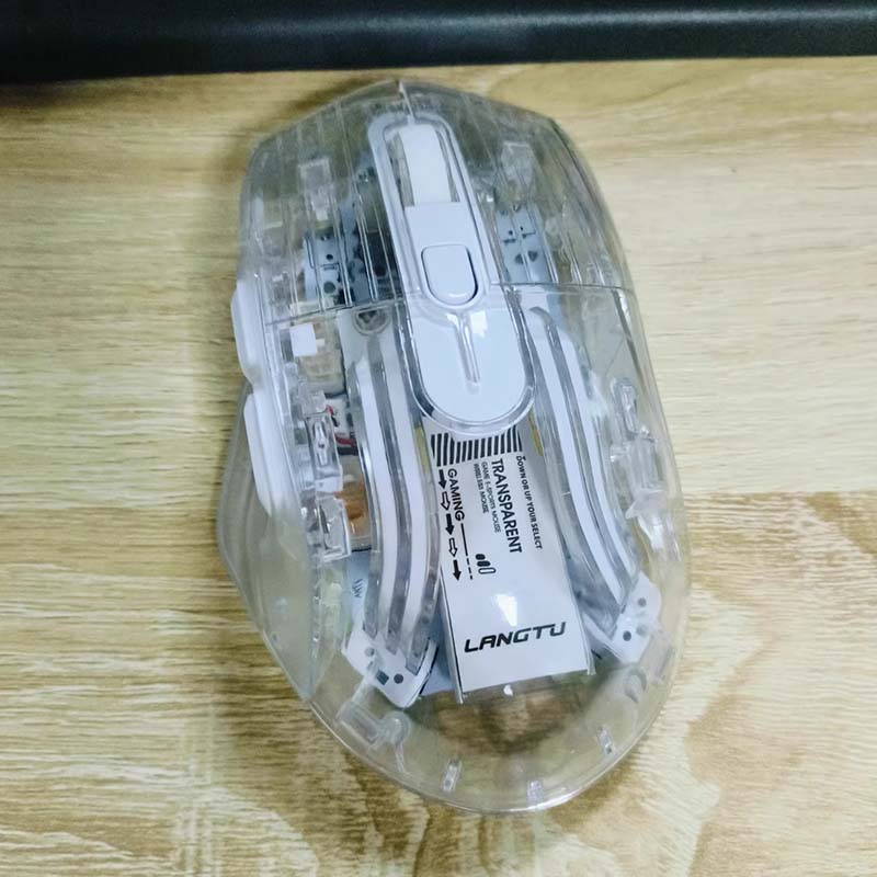 Esports Gaming Design - เมาส์เกมมิ่ง G4 แบบสามโหมด 2.4G/BT/แบบมีสาย พร้อมเอฟเฟกต์แสง RGB