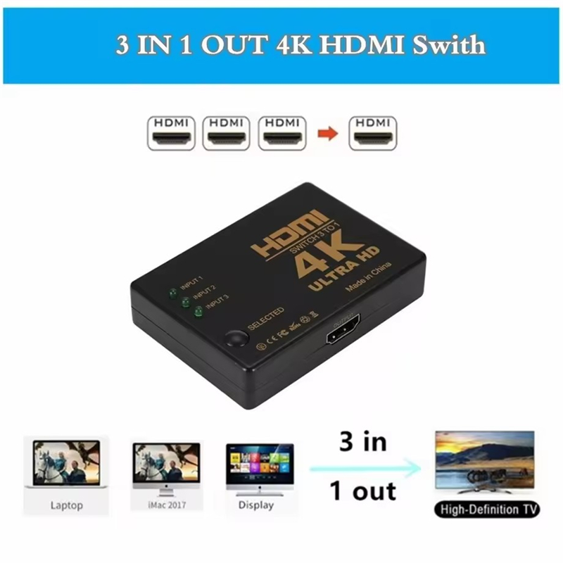 3 อินพุต 1 เอาต์พุต HDMI-เข้าก - Esports Gaming Hub บทวิจารณ์และราคา