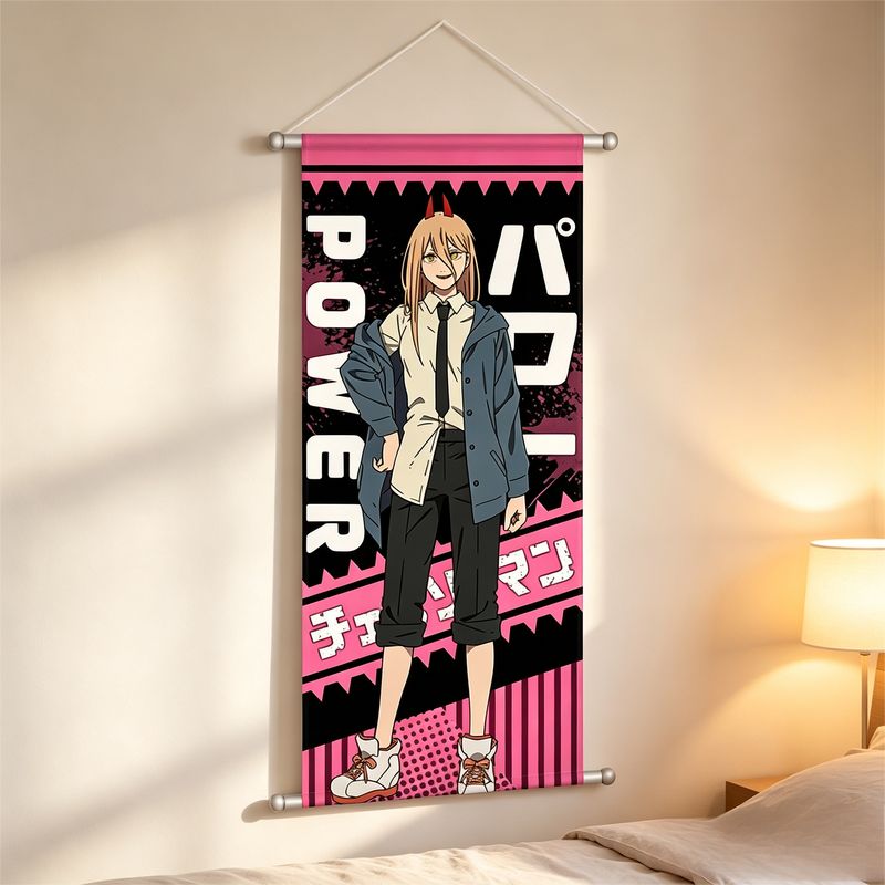 VIKAMA Chainsaw Man Wall Scrol - Esports Gaming Poster บทวิจารณ์และราคา