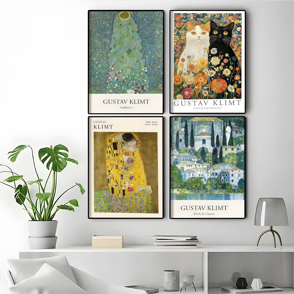 G-Gustav Klimt ศิลปะ การออกแบบ - Esports Gaming Poster บทวิจารณ์และราคา