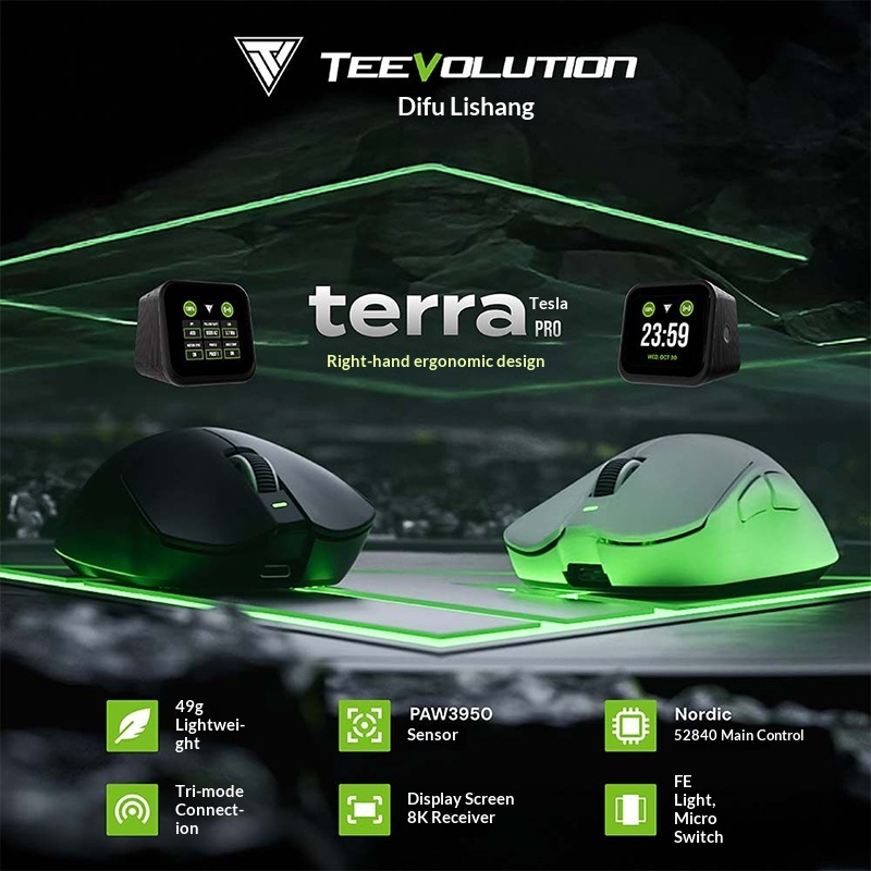 เมาส์เกมมิ่ง TEEVOLUTION Terra - Esports Gaming Design บทวิจารณ์และราคา