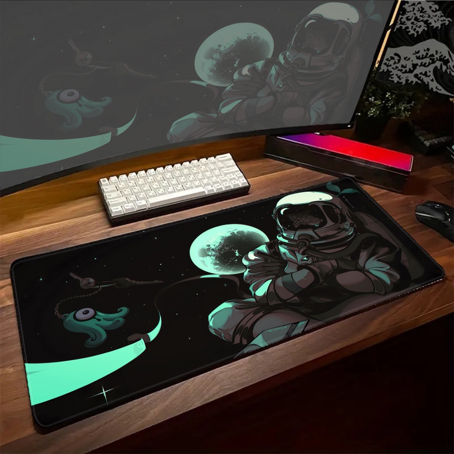 แผ่นรองเมาส์ลายนักบินอวกาศ น่า - Esports Gaming Setup บทวิจารณ์และราคา