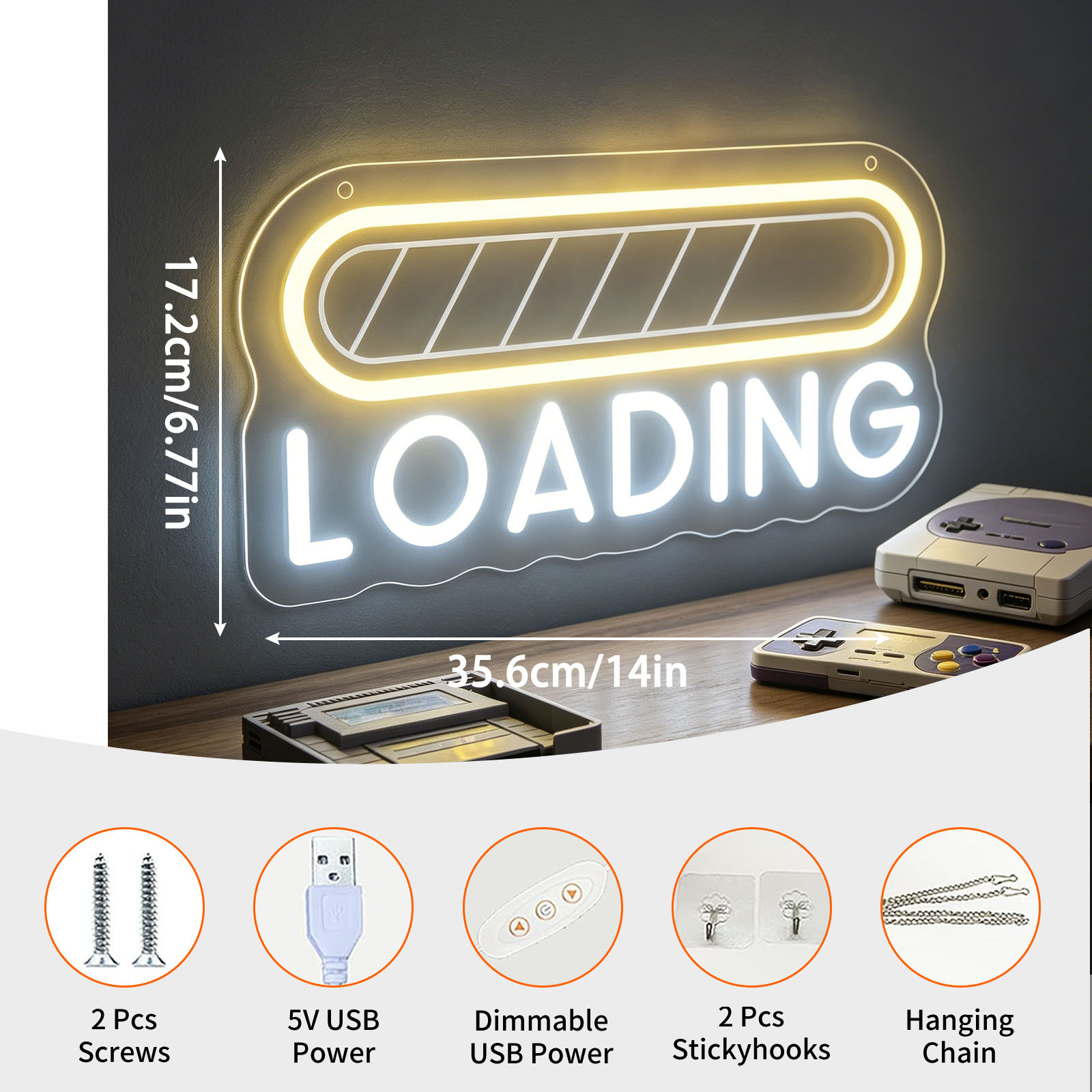 ไฟนีออน LED แบบ USB ปรับความสว - Esports Gaming Setup บทวิจารณ์และราคา