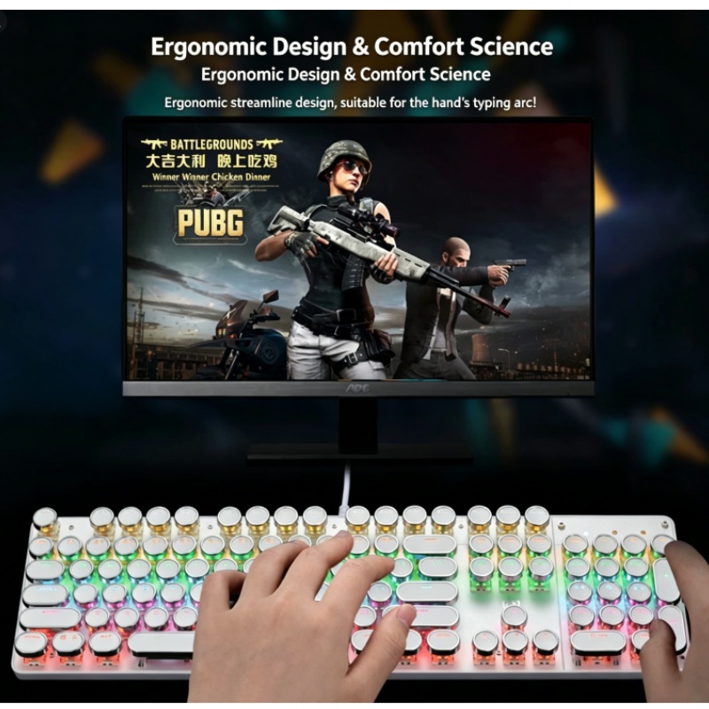 คีย์บอร์ดเกมมิ่งแบบมีสาย HJK92 - Esports And Gaming Lounge บทวิจารณ์และราคา