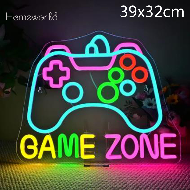 โซนเกม LED Neon Light Sign USB - Esports Gaming Arena บทวิจารณ์และราคา