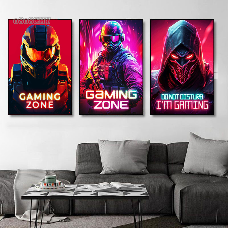 Dragon Assassin Space Armor Ga - Esports Gaming Poster บทวิจารณ์และราคา
