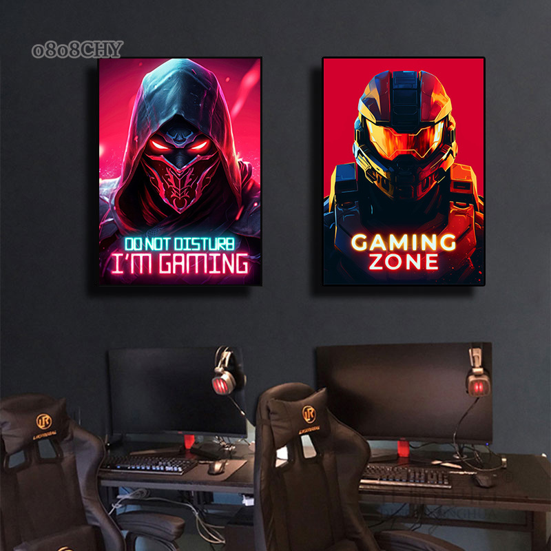 Dragon Assassin Space Armor Ga - Esports Gaming Poster บทวิจารณ์และราคา
