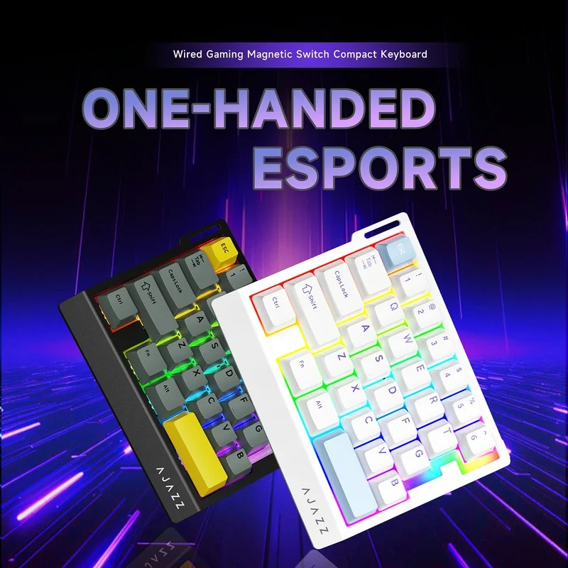 RGB มินิ วัน แฮนด์ เดด คีย์แพด - Esports Gaming Setup บทวิจารณ์และราคา