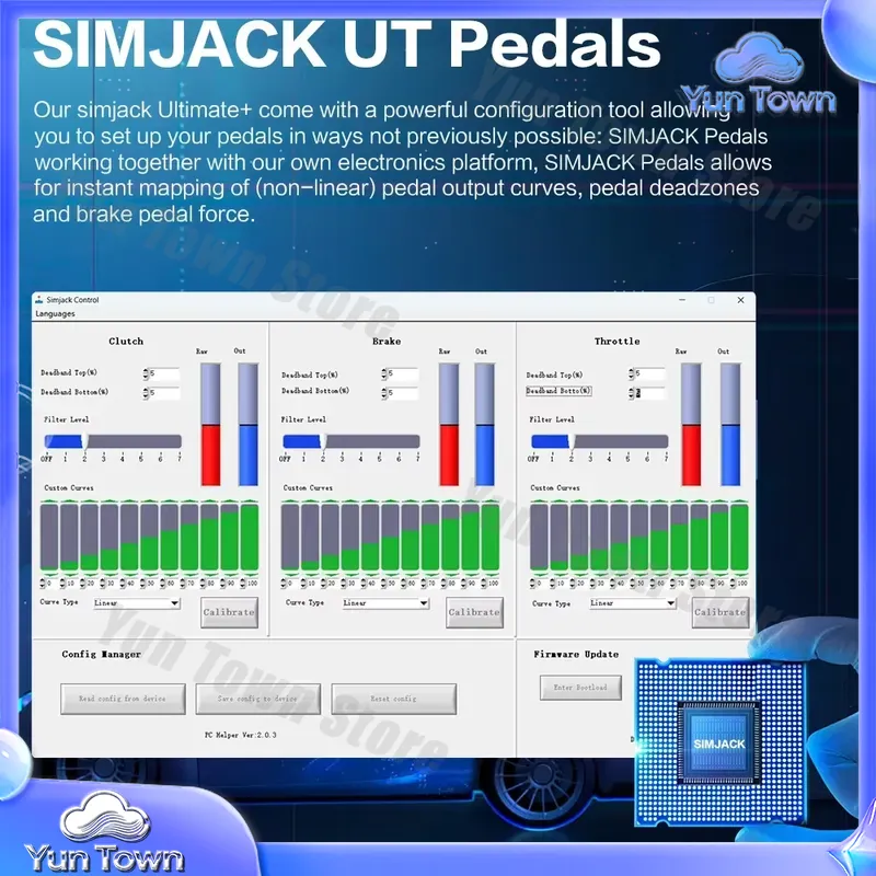 แป้นเหยียบ Simjack NEW UT สำหร - Esports Gaming Setup บทวิจารณ์และราคา
