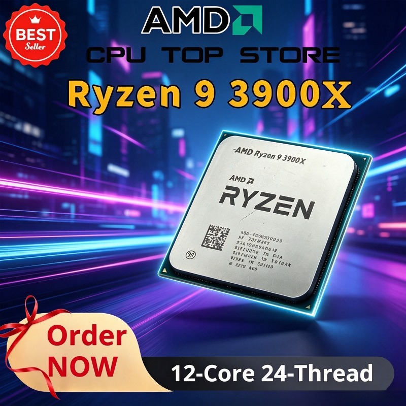 AMD Ryzen 9 3900X ของแท้ 100%  - Amd Cpu Ryzen 9 บทวิจารณ์และราคา