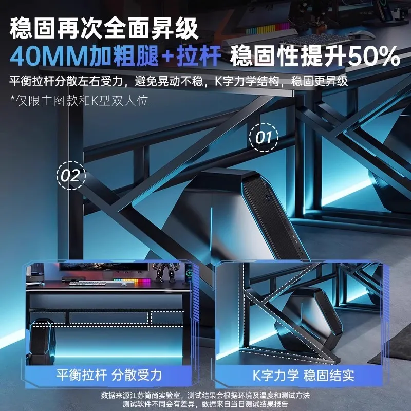 โต๊ะเกมมิ่งอีสปอร์ตแบบคู่ โต๊ะ - Esports Gaming Setup บทวิจารณ์และราคา