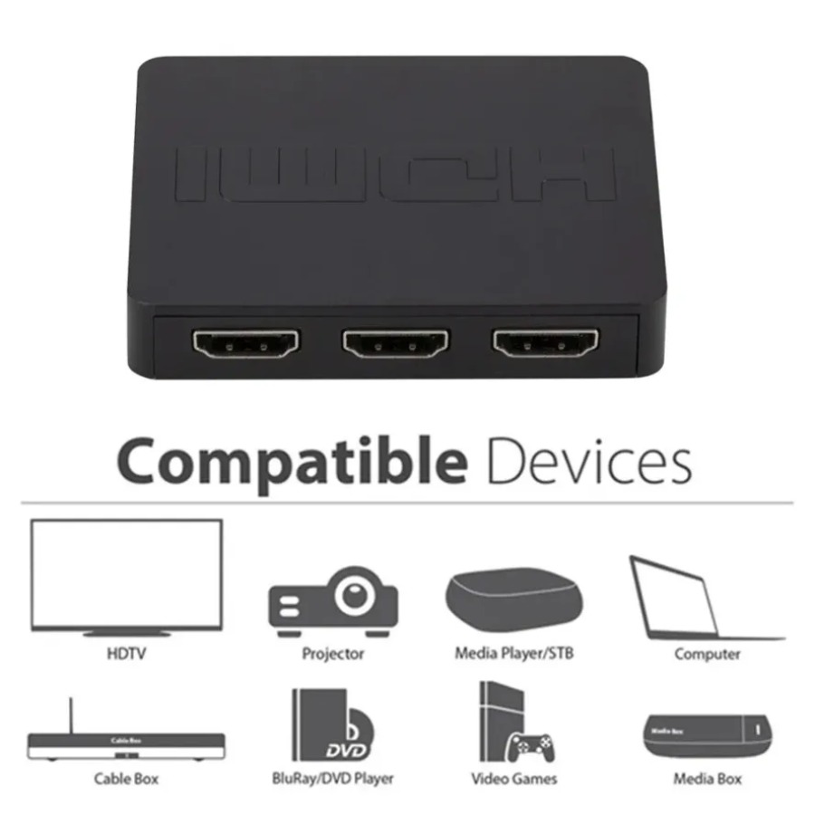 3 พอร์ต HDMI-เข้ากันได้กับสวิต - Esports Gaming Hub บทวิจารณ์และราคา